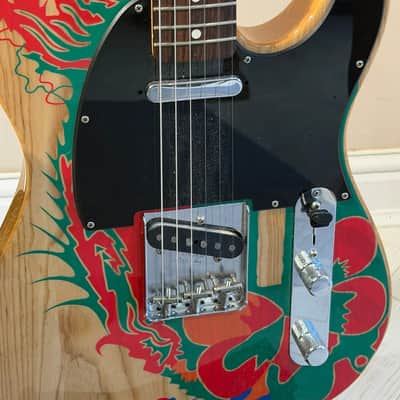 Fender Jimmy Page Dragon Telecaster 2019 - Natural with Dragon Artwork image 1