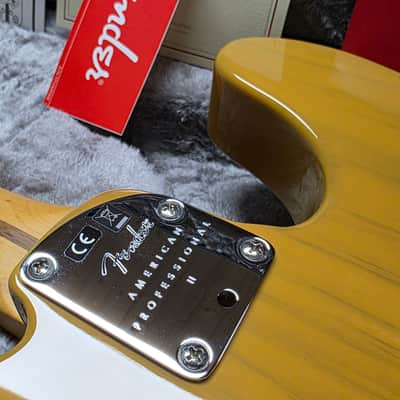 Fender American Professional II Telecaster BRAND NEW LEFT HAND 75th Anniversary 2021 Butterscotch Blonde Ash Body USA LH Lefty Handed Tele Guitar image 8