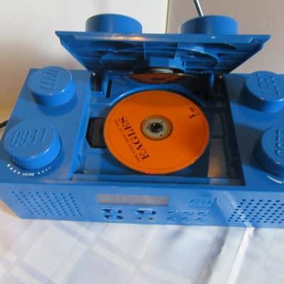 Vintage Lego Blue Brick Stereo Boombox AM / FM Radio CD Player image 7
