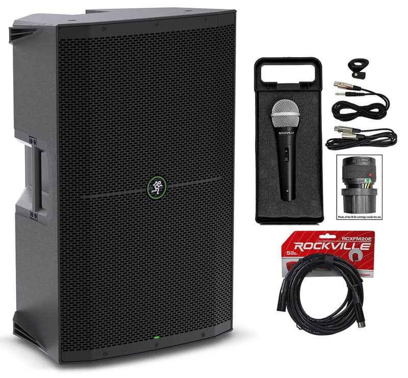 Mackie Thump215 15" 1400w Powered DJ PA Speaker+Microphone+Cable Thump 215 image 1