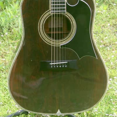 1975 Yairi YW-800G Japan Vintage Grammer Guitar Style - Natural+Yairi Hard Case image 3