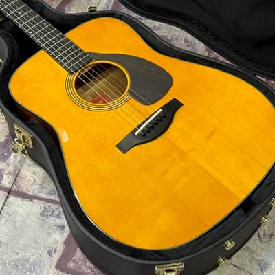 Yamaha FGX5 Red Label Dreadnought Natural w/ Case JAPAN  Auth Dlr 4lbs13oz #362A image 3