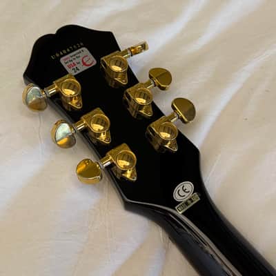 2004 Epiphone Dot Deluxe Flame Top - Made in Korea (MIK) - Vintage Sunburst - Free Pro Setup image 18