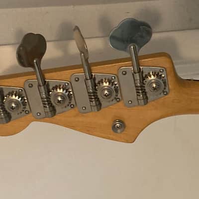 Fender MIJ '62 REISSUE JAZZ BASS 1987-1988 - SUNBURST ROSEWOOD FINGERBOARD GREAT CLEAN BASS! image 8