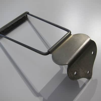 Harmony & Silvertone Archtop & Flat Top Guitar Tailpiece Authentic Vintage Part Circa-1950s-1960s-Nickel Silver image 5