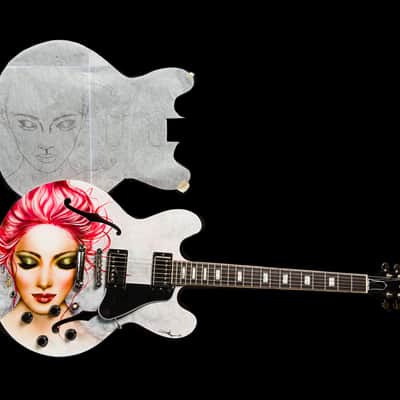 Gibson Custom Shop ES-335 with Custom Art Work image 2