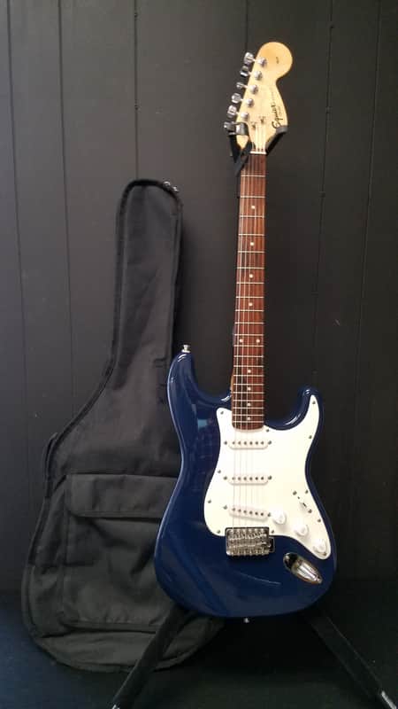 Fender Squier Affinity Strat 2003 Navy Blue | Reverb