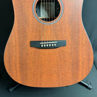 Martin D-X1E Mahogany Dreadnought Acoustic-Electric Guitar w/ Gig Bag (138) image 2