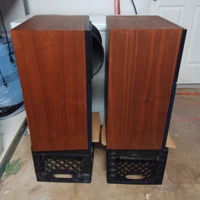 Pair of (2) JBL 4425 Vintage Studio Monitor Speakers - Wood Grain Cabinets image 11