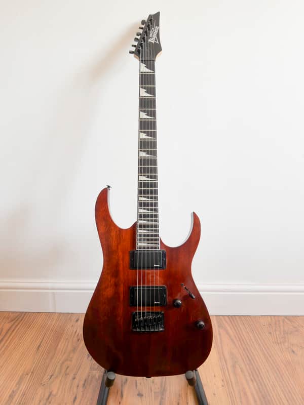 Ibanez GRG121DX-WNF Gio with Rosewood Fretboard 2015 - 2017 - Walnut Flat image 1