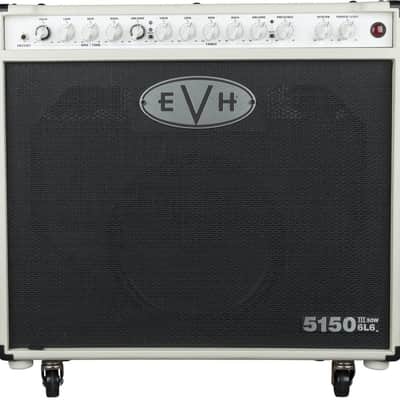 EVH 5150III 50 Watt 6L6 1x12 Guitar Combo Amplifier, Ivory image 3