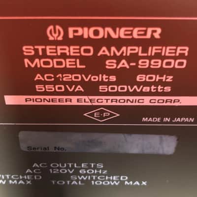 Pioneer SA-9900 Integrated Amplifier W/ TX5500 II Tuner - Vintage 1976 Silverface image 7
