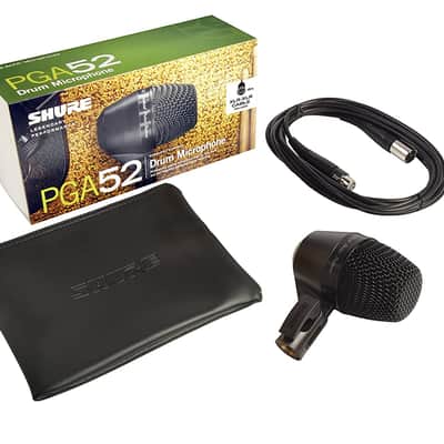 Shure PGA52 Dynamic Microphone - with Cardioid Pick-up Pattern, Swivel-Mount Dynamic Kick-Drum Microphone (PGA52-XLR) image 2