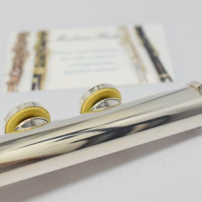 Lightly Used Pearl Belsona Silver Plated Student Flute w/ Case image 16