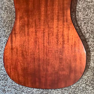 Vintage 1968 Vintage Guild d35  d-35 Natural dreadnaught acoustic guitar made in the usa image 7