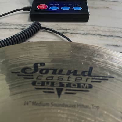 Meinl 14" Soundcaster Custom Powerful Soundwave Hi-Hat (Bottom) 2010s - Brilliant image 4
