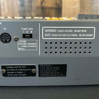 Roland Juno-106 61-Key Programmable Polyphonic Synthesizer 1984 - 1985 - Black image 17