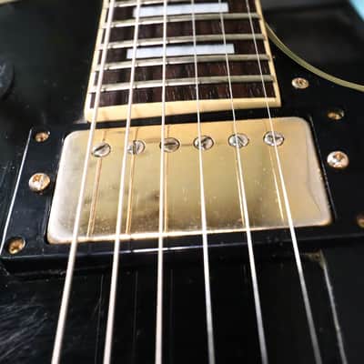 1989 Epiphone Les Paul Custom LPC-80 Open Book Ebony 1st Year image 24