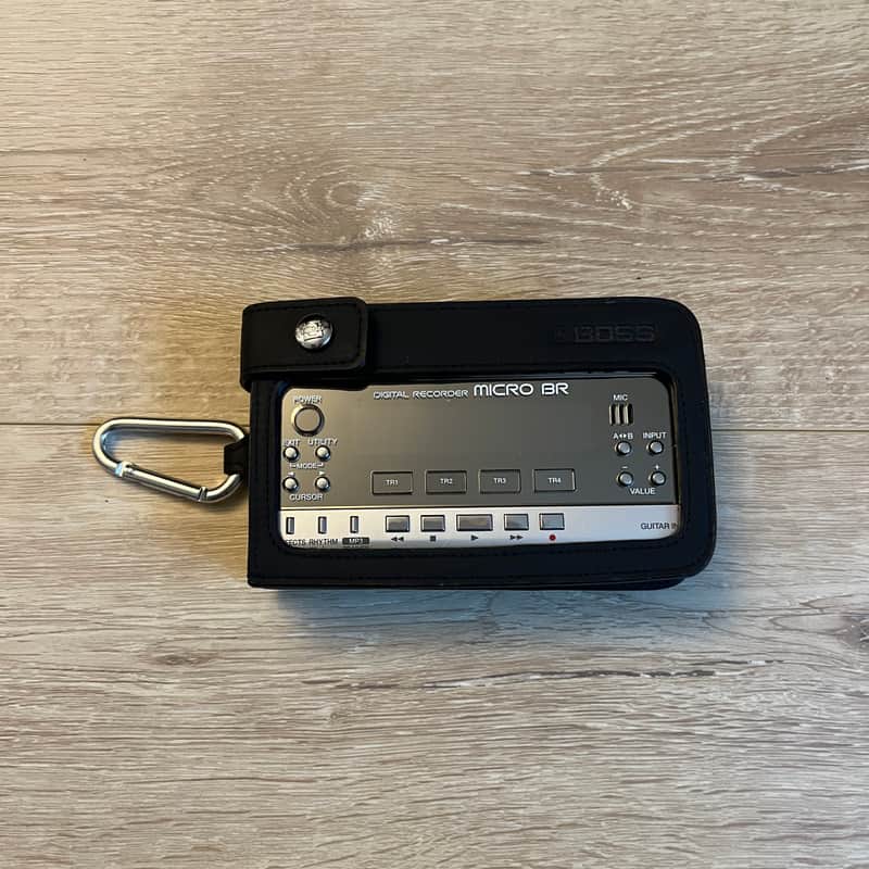 Boss Micro BR Digital Recorder 2000s + BA-M-BR Play Case image 1