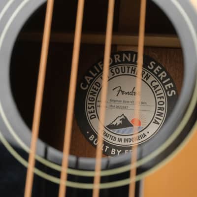 Fender Kingman Acoustic Bass Owned by Matt Freeman Of Rancid image 11