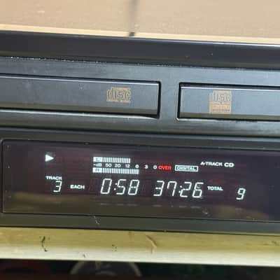 TEAC RW-D200 Dual CD Recorder Player CD-R CD-RW Tested Serviced No Remote image 3