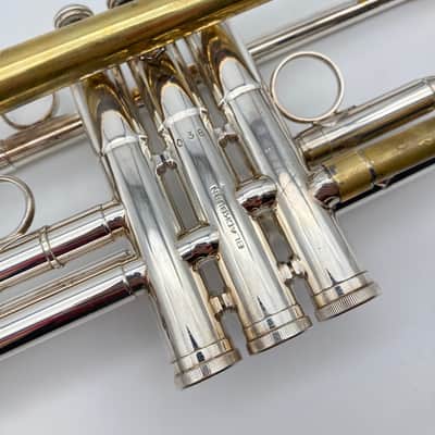 Blackburn 1B-348 Yamaha Miyashiro Bell Custom Bb Trumpet Silver image 6