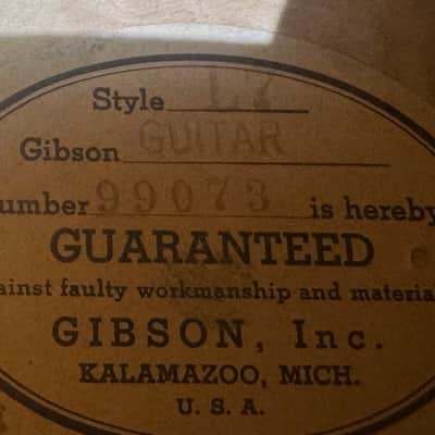 Gibson L-7 1946 - Sunburst image 16