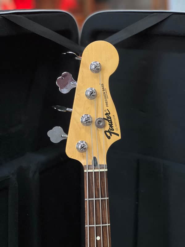 1995 Fender P-Bass - Black Label - MIM - Red | Reverb