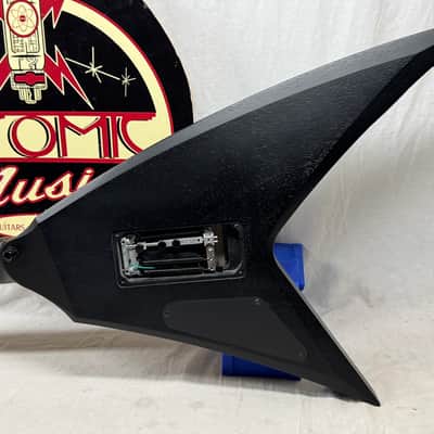Washburn USA Custom Shop Vindicator Flying V Guitar with Case - Black image 12