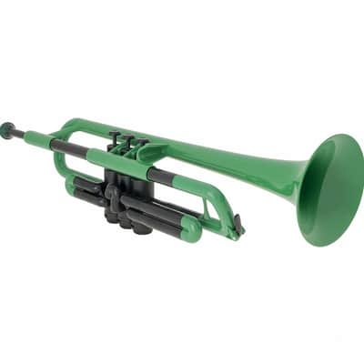 pInstruments PTRUMPET2G Trumpet Lightweight, Ergonomic Grip- Standard, Green image 6