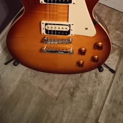 Epiphone Les Paul Standard Plus Top Pro Desert Burst Upgraded Slash Alnico Pro 2 Signature Humbuckers image 1