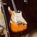 Fender Custom Shop Set Neck Stratocaster Ultra 1994 - Quilted Maple, John Page signedCOA, Exc+ Condition, Custom Shop case. Free W-Wide Shipping!