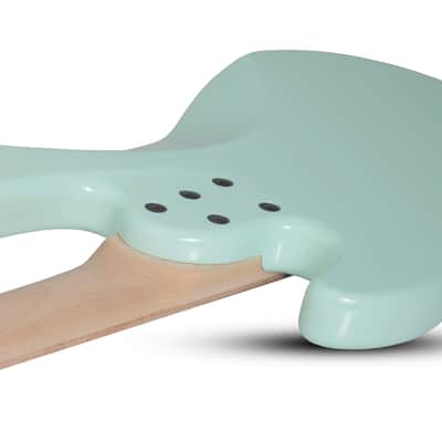 Schecter J-5 LH Sea Foam Green 5-String Left-Handed Electric Bass Guitar   J5 image 3