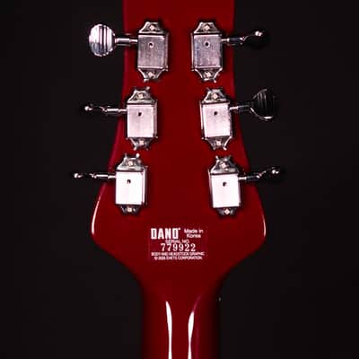 Danelectro Dan O. Mano Electric Guitar, Maroon image 10