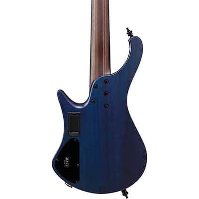 Ibanez 5-String Multi-Scale Ergonomic Headless Bass Pacific FRESH FROM NAM 2025 - Blue Burst Flat image 2