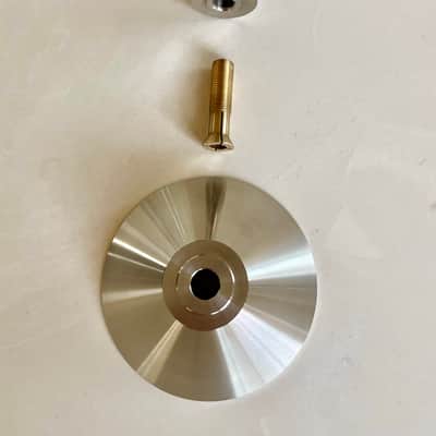 New Upgraded brass ferrule! Wayne's Audio WS-1 Universal Record Stabilizing Clamp LP Stabilizer Rega image 5