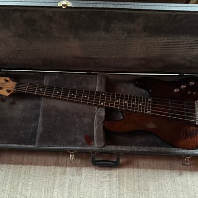 Curbow Custom 6 String Jazz Bass 2005 - Flame Maple image 17