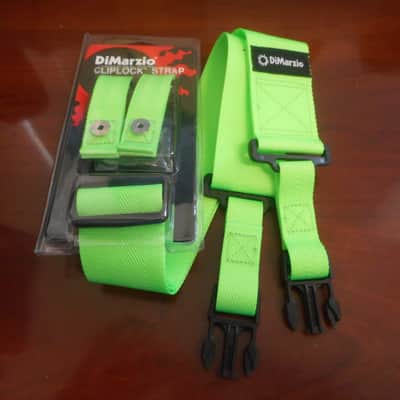 DiMarzio ClipLock Quick Release 2" Nylon Guitar Strap, DD2200GN