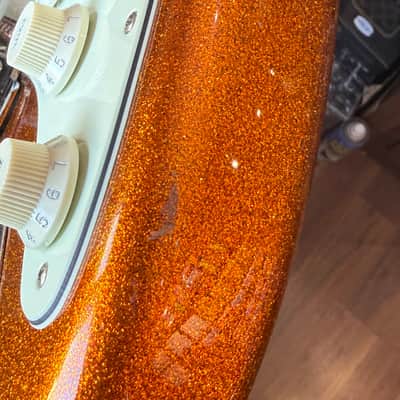 Fender 2010 FSR HSS Standard Stratocaster MN Limited Edition Sunfire Orange Flake image 5