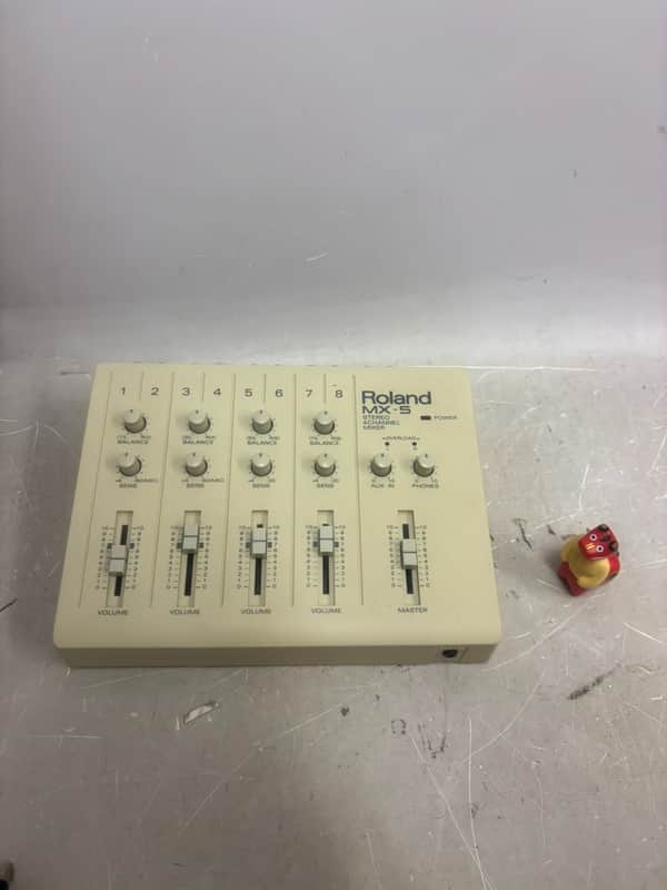 Roland MX-5 Stereo 4-Channel Mixer Vintage Audio Mixing Console from Japan image 1