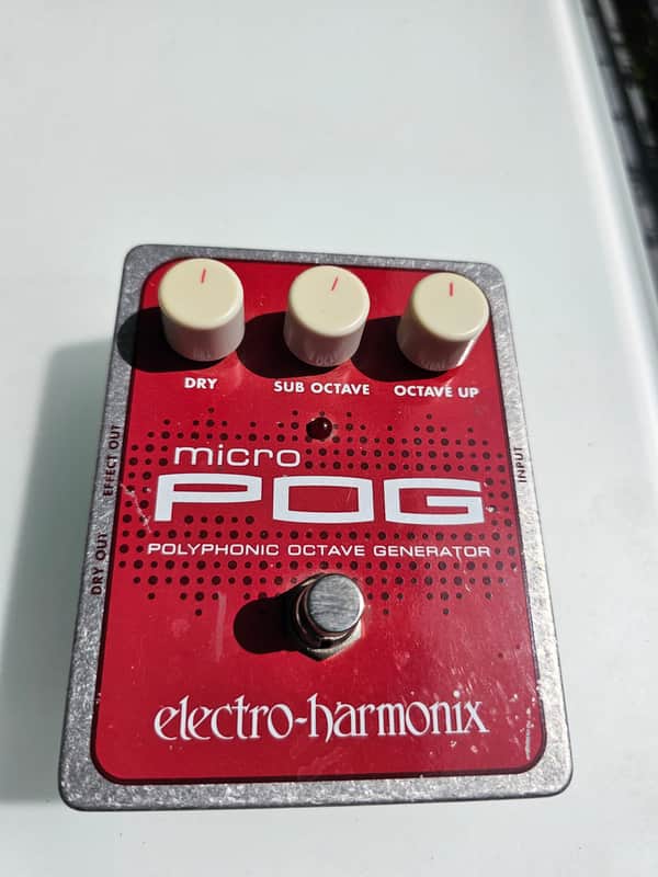Electro-Harmonix Micro POG Polyphonic Octave Generator 2007 - Present - Red / Gray image 1