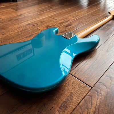 2002 Fender JB-45 Jazz Bass w/ 'Wesley' Ramp Lake Placid Blue MIJ Japan image 13