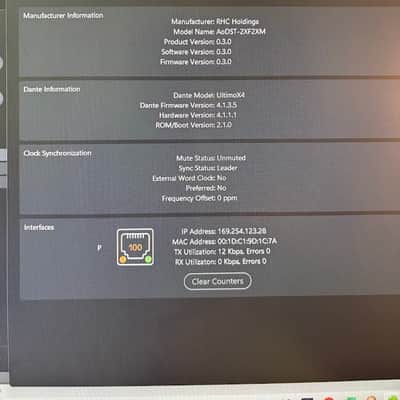 Pro Co AODST-2XF2XM 2-Channel Dante Drop Box – 2x2 Line Level – Basically New image 6