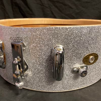 Slingerland - 14x5.5" Hollywood Ace Model Snare Drum, Refinished 1955-1959 - Sparkling Silver Pearl image 17