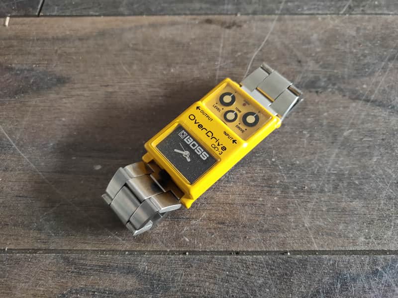 Vintage Boss Pedals OD-3 Rare Promotional Wrist Watch | Reverb
