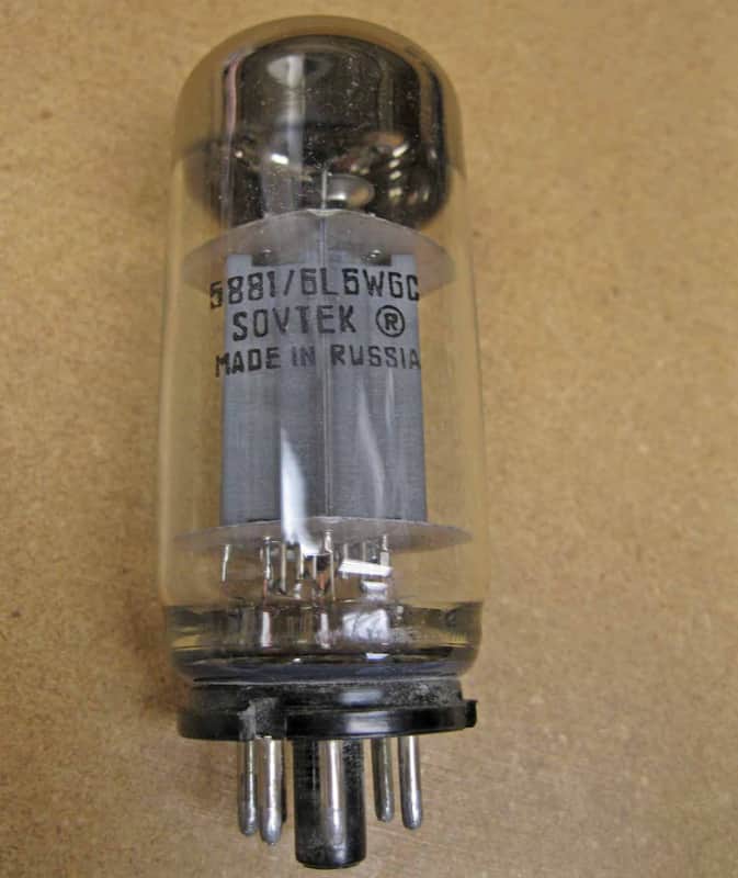 Sovtek 5881 / 6L6 WGC Wafer Base Vacuum Tube image 1