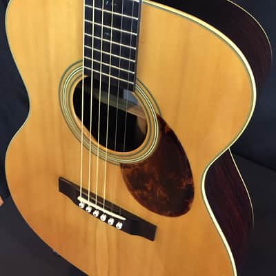 Johnson Carolina II Series JO27 All-Solid Auditorium Acoustic Guitar Natural image 8