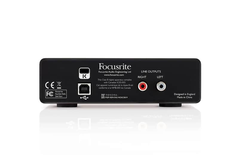 Focusrite Scarlett Solo 2nd Gen USB Audio Interface image 3