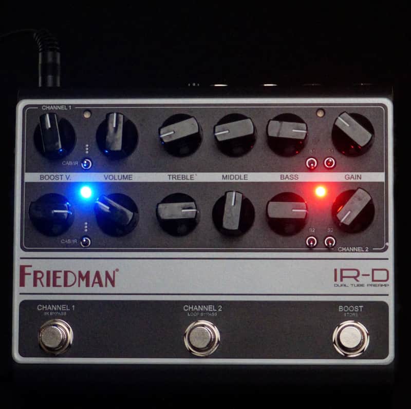 Friedman IR-D Dual Tube Preamp 2024 - Present - Black / Silver image 1