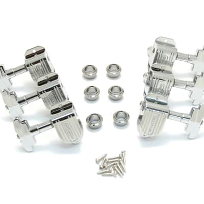 Grover 150C  Imperial Series Tuning Machines 3 +3, Chrome Finish image 4
